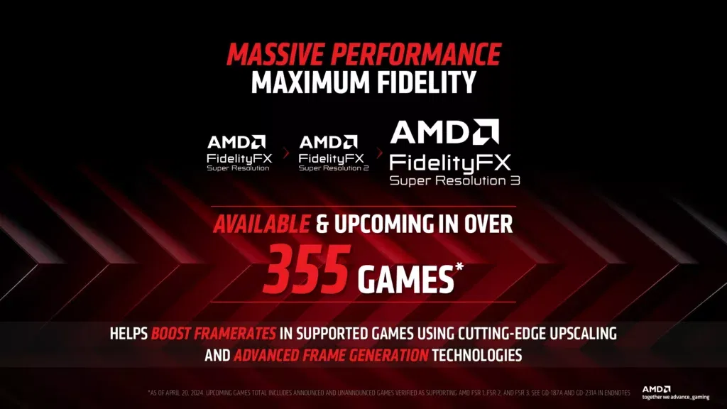 AMD FSR 3.1: Elevating Game Development and Graphics to New Heights at GDC 2024