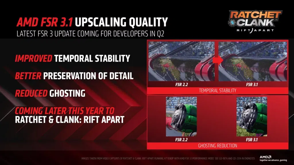 AMD FSR 3.1: Elevating Game Development and Graphics to New Heights at GDC 2024