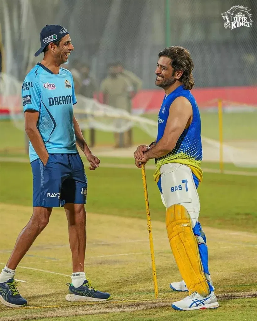 Ashish Nehra MS Dhoni Image Credits CSK Twitter IPL 2024: CSK vs GT – Match Preview, Prediction, Team News and Fantasy XI
