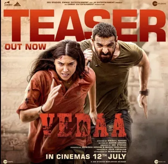 Watch Vedaa Teaser: John Abraham and Sharvari Wagh to Lead Action-Packed Thriller