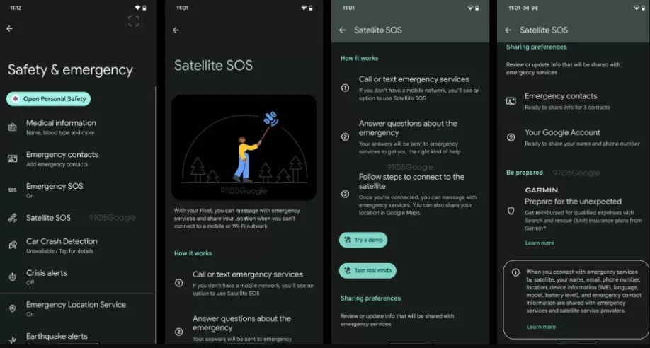 image 2 101 jpg Google Pixel Phones Accidentally Reveal Satellite Connectivity Feature