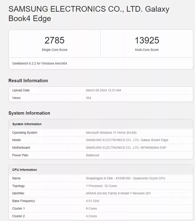 Samsung Galaxy Book4 Edge