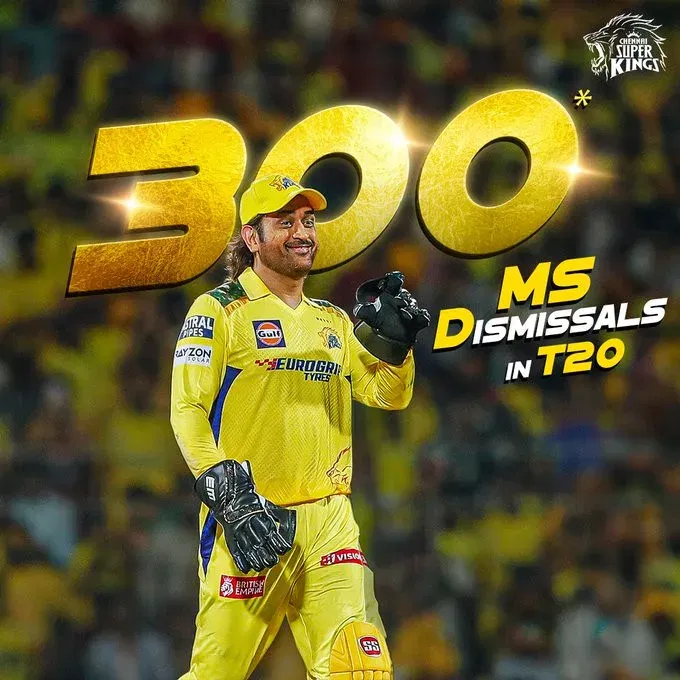 image 54 51 jpg MS Dhoni Creates History: First Wicketkeeper to Reach 300 T20 Dismissals in IPL 2024