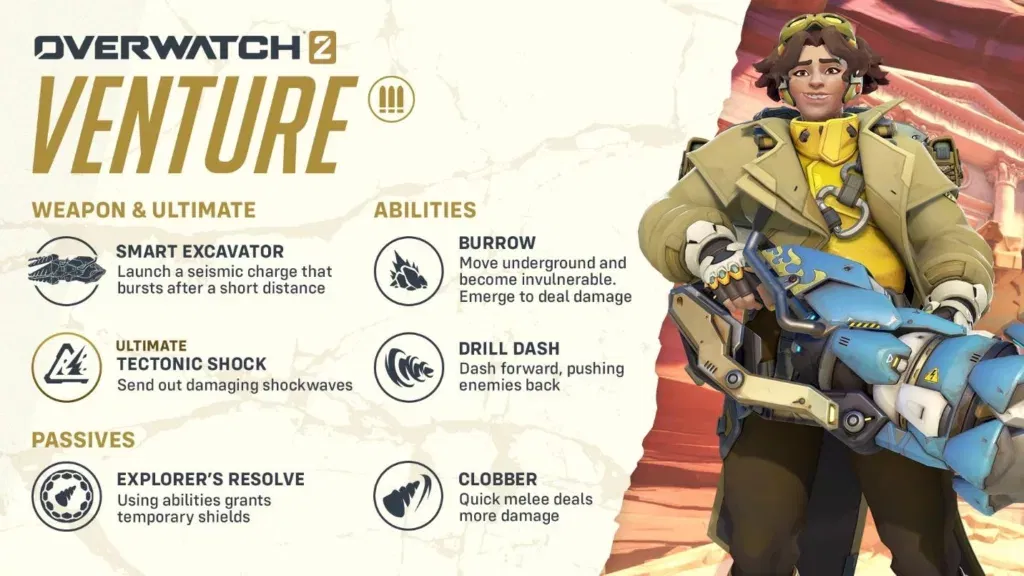 Dive Into the Adventure: Venture's Limited-Time Hero Trial in Overwatch 2