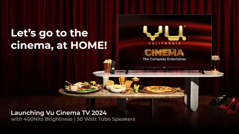 Vu Introduces Cinema TVs 2024 Edition in India: Starting at ₹25,999