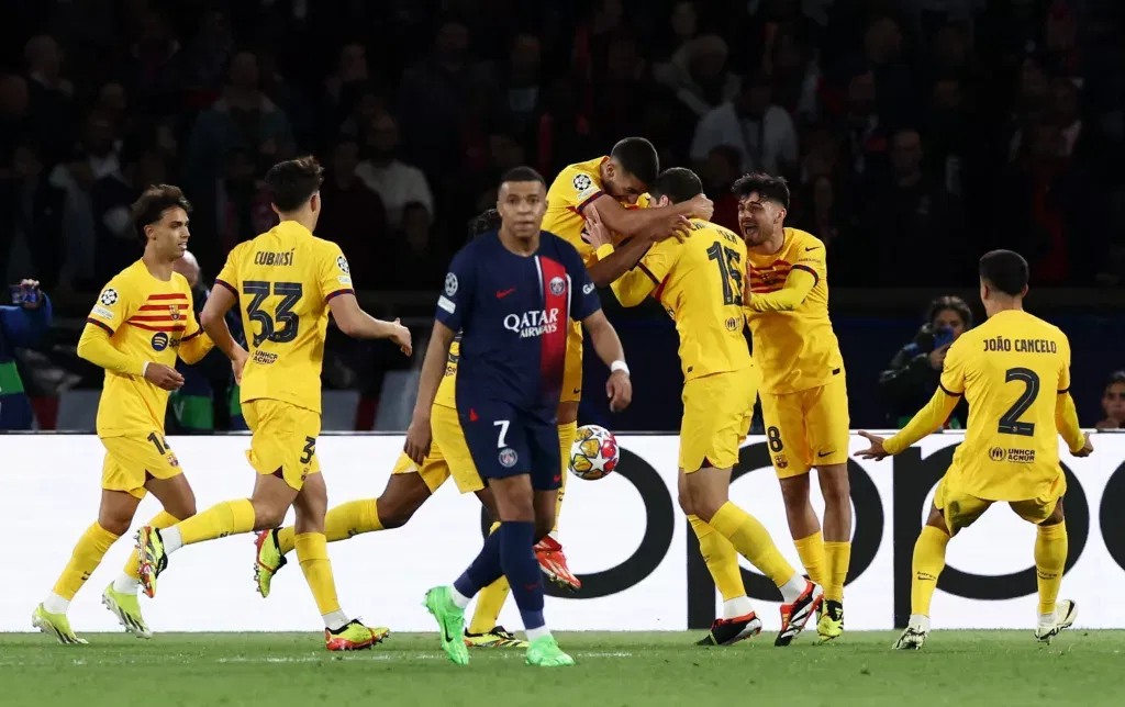 Barcelona vs PSG Mbappe champions league