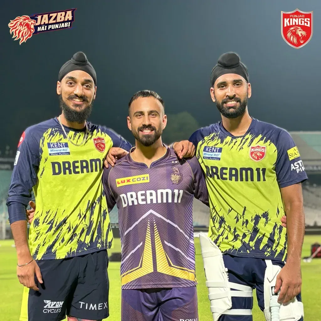 Arshdeep Singh Ramandeep Singh and Harpreet Brar Image Credits PBKS Twitter IPL 2024: KKR vs PBKS – Match Preview, Prediction, Team News and Fantasy XI 