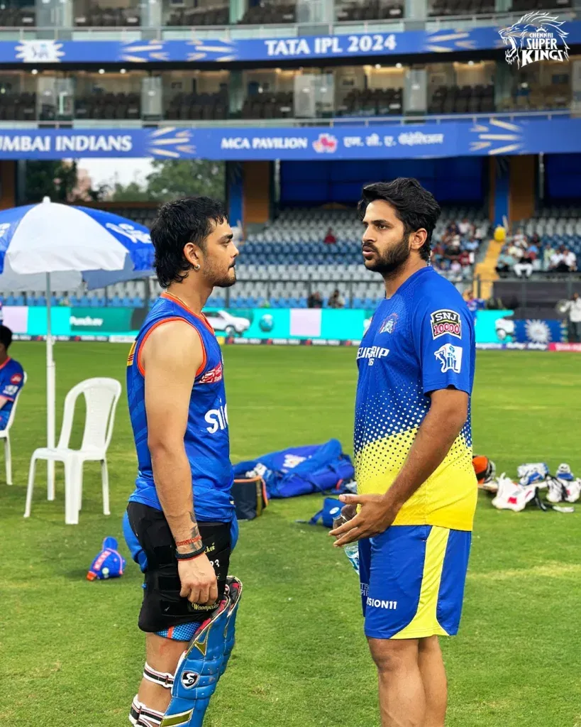Ishan Kishan and Shardul Thakur Image Credits CSK Twitter IPL 2024: MI vs CSK – Match Preview, Prediction, Team News and Fantasy XI 
