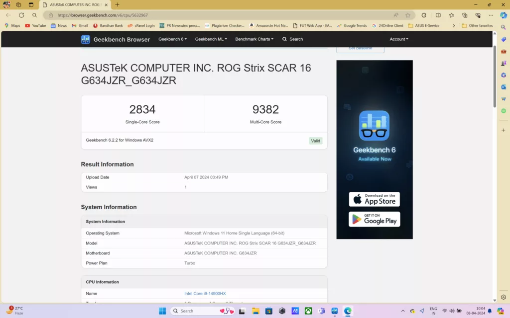 Screenshot 1173 ASUS ROG Strix Scar 16 review: Flagship Performance at your fingertips
