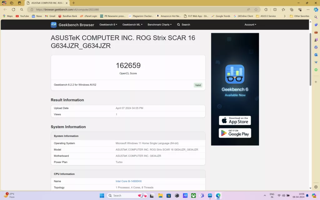 Screenshot 1174 ASUS ROG Strix Scar 16 review: Flagship Performance at your fingertips