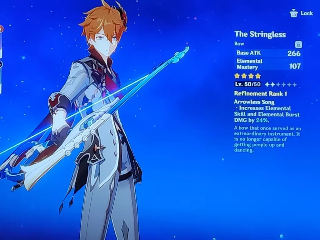 The Stringless Bow Detailed guide: Best Weapons in Genshin Impact in 2024