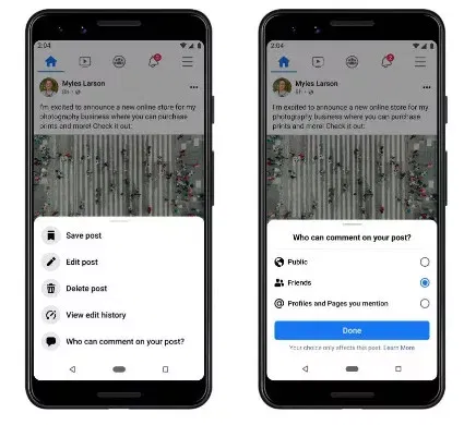 How to Turn Off Comments on Facebook Posts