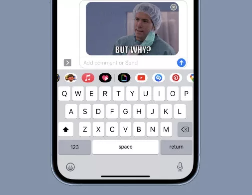 Send GIFs in iMessage