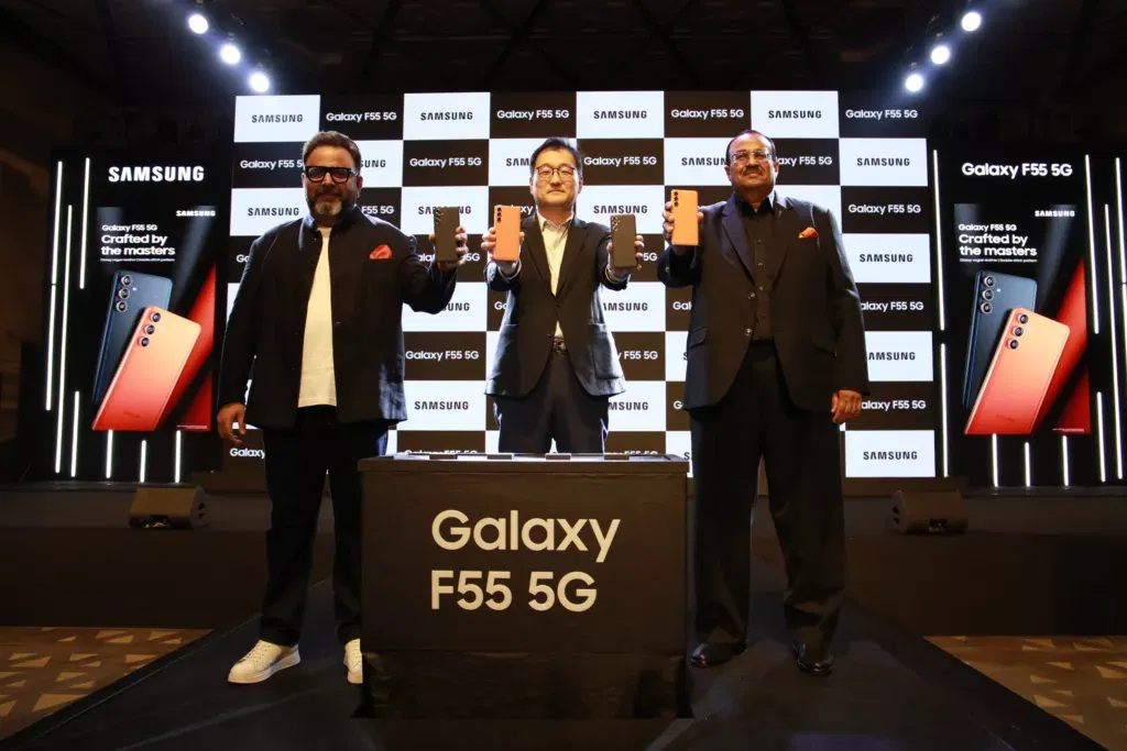 Samsung Unveils Galaxy F55 5G: A Premium Smartphone with Classy Vegan Leather Design