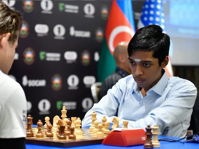 R. Praggnanandhaa defeats Magnus Carlsen to “shock his nervous system”