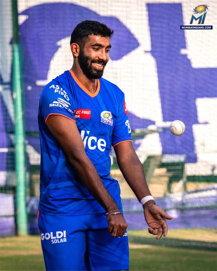 Jasprit Bumrah. Image Credits MI Twitter jpg IPL 2024: KKR vs MI – Match Preview, Prediction, Team News and Fantasy XI