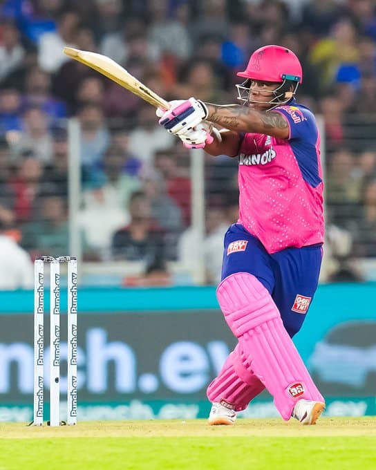 Shimron Hetmeyer. Image Credits RR Twitter jpg IPL 2024: RR vs SRH – Match Preview, Prediction, Team News and Fantasy XI 