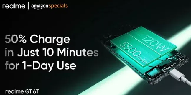 image 1 258 jpg Realme GT 6T: Battery and Charging Details Unveiled Prior to May 22 Launch
