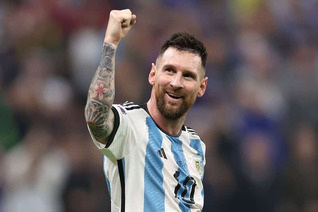lionel messi celebrates after their sides third goal by news photo 1686170172 Top 10 Best Football Players in the World as of 2024