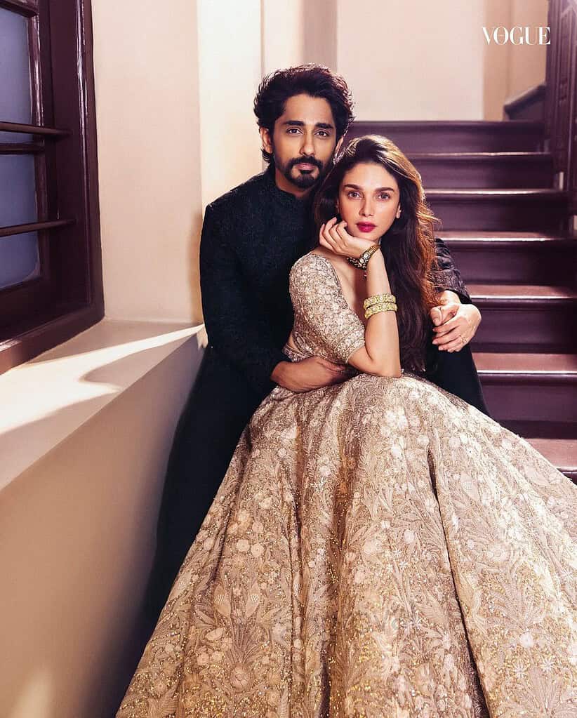 457606421 1412758559419141 8800678055659025443 n Aditi Rao Hydari and Siddharth Wed in Sabyasachi Attire, Check Out Some Epic Images