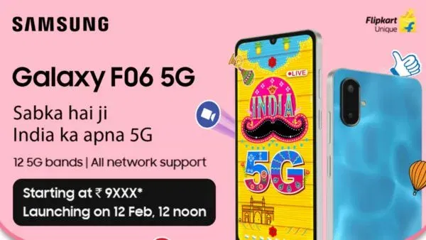 Samsung F06 3 1 Samsung Galaxy F06 5G Launching in India on February 12