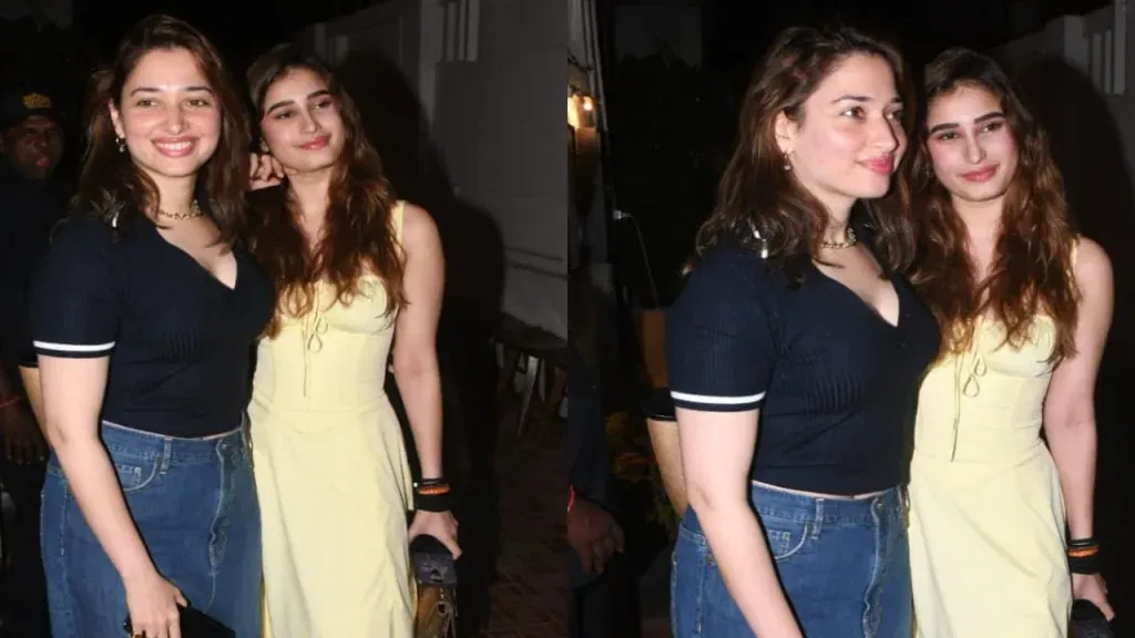 tamaan 1 Tamannaah Bhatia and Rasha Thadani Night Out: A Masterclass in Effortless Chic!