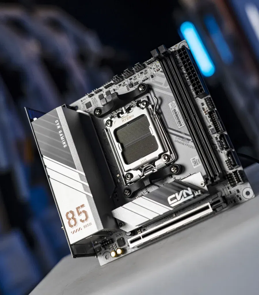 CVN B850I GAMING FROZEN: The Ultimate Mini-ITX Motherboard for Ryzen 9000 Series