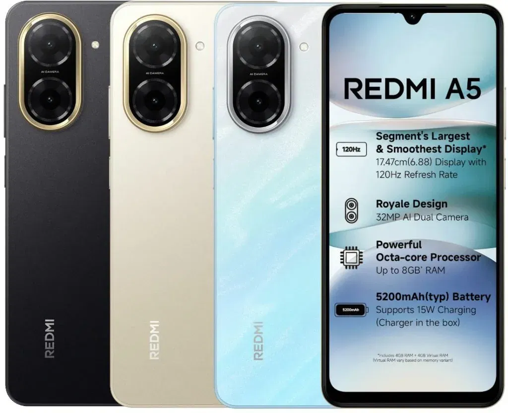 Redmi A5: The Budget Phone That’s Changing the Game Under ₹6,500