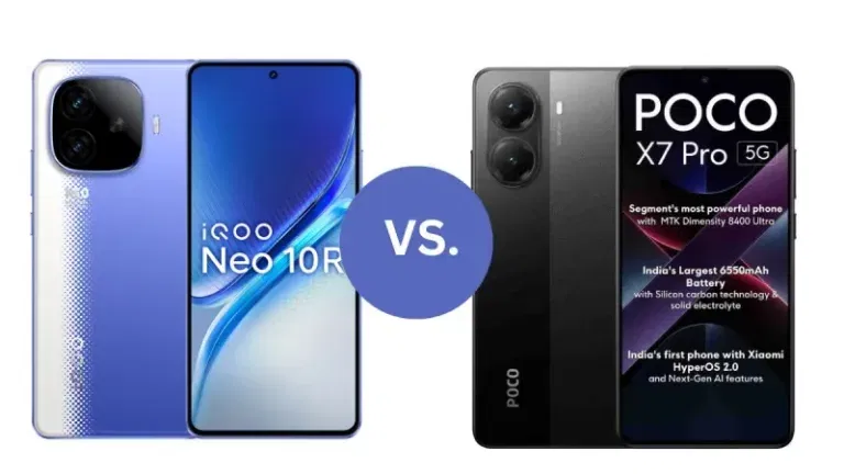 iQOO Neo 10R vs POCO X7 Pro: A Detailed Comparison in 2025