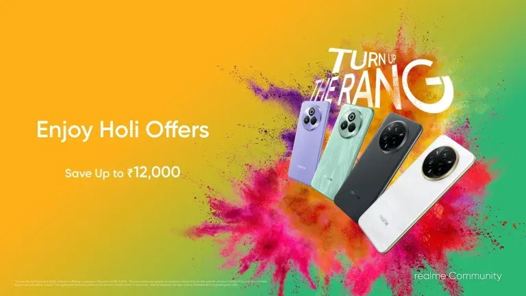 Realme Holi Sale: Discounts Up to ₹9,000 Till March 15th
