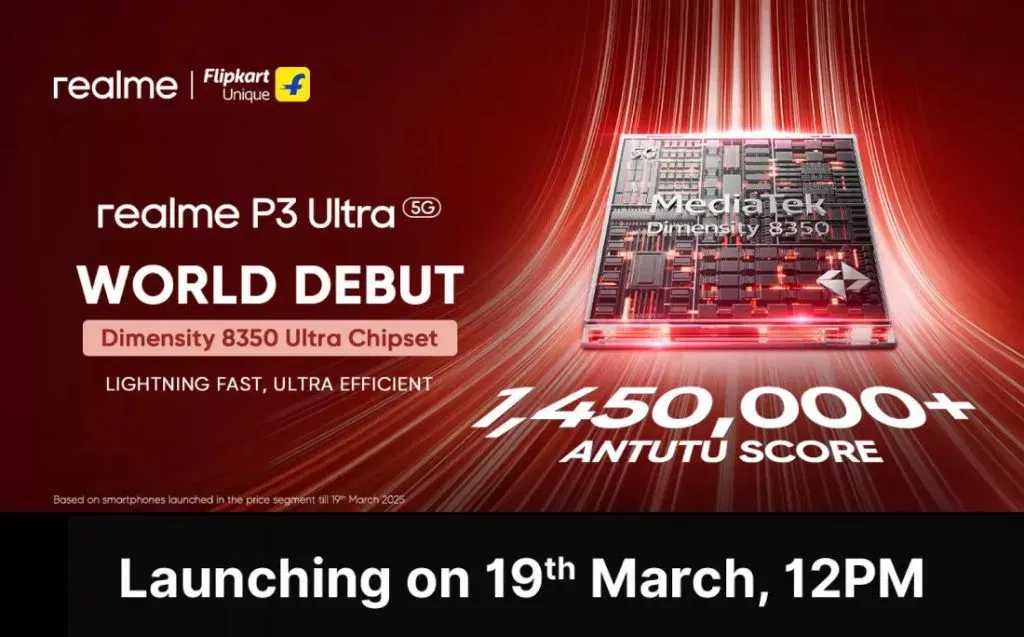 Realme P3 3 1 Realme P3 5G and P3 Ultra 5G Launching in India on March 19