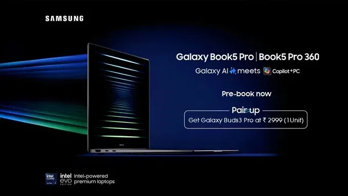 Samsung Galaxy Book5 Series Samsung Galaxy Book5 Series AI Laptops Launched in India