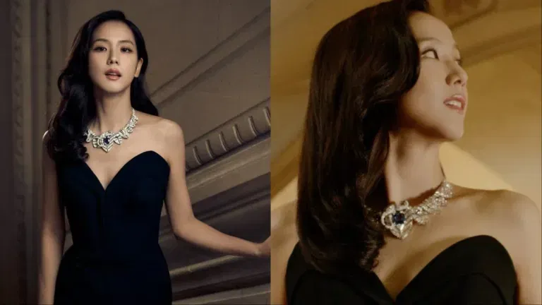 BLACKPINK Jisoo Stuns in 26-Carat Ceylon Sapphire at Louvre’s Grand Fashion Dinner