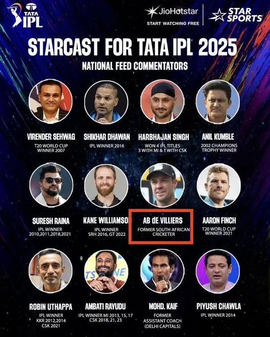 image 70 png IPL 2025 Commentators List: From Shastri to Sidhu & More