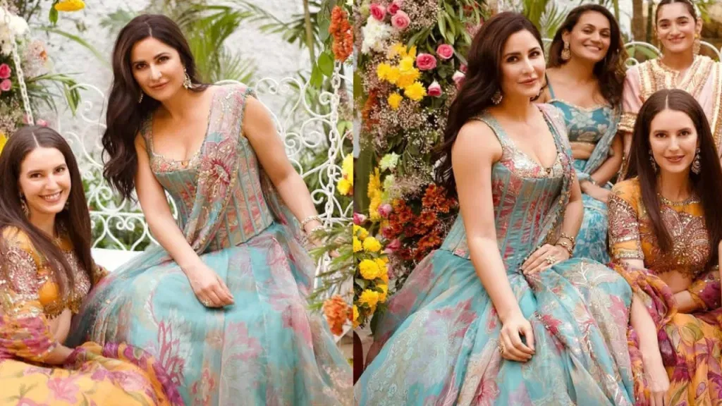 katts 2 Katrina Kaif Bridesmaid Style: Aqua Blue Lehenga Decoded