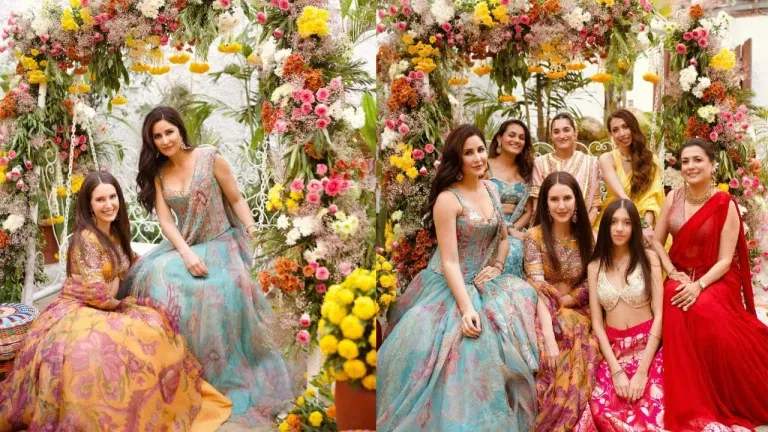 Katrina Kaif Bridesmaid Style: Aqua Blue Lehenga Decoded