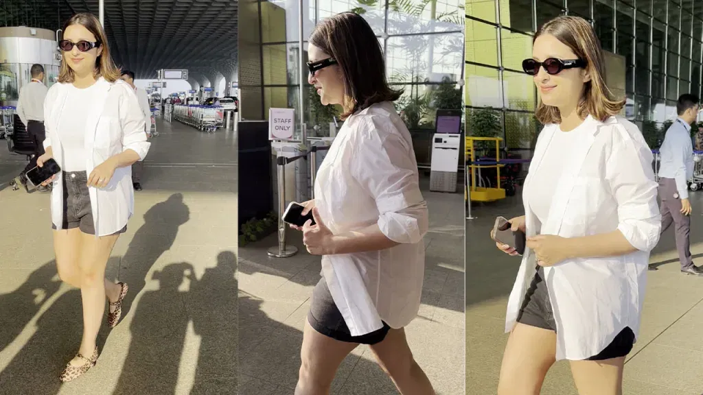 parinn 2 Parineeti Chopra Airport Chic: The Ultimate Oversized White Shirt Guide