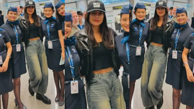 Priyanka Chopra Jonas Rocks Biker-Chic Look: Leather Jacket and Rs 4K NY Giants Hat Turn Heads at Airport