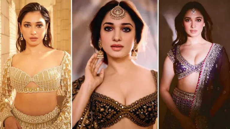 Tamannaah Bhatia Fashionable Blouse Designs: Redefining Lehenga Fashion in 2025