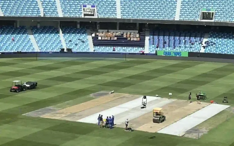 IND vs NZ Dubai Stadium Pitch Report Ahead of the Big Final in Champions Trophy 2025