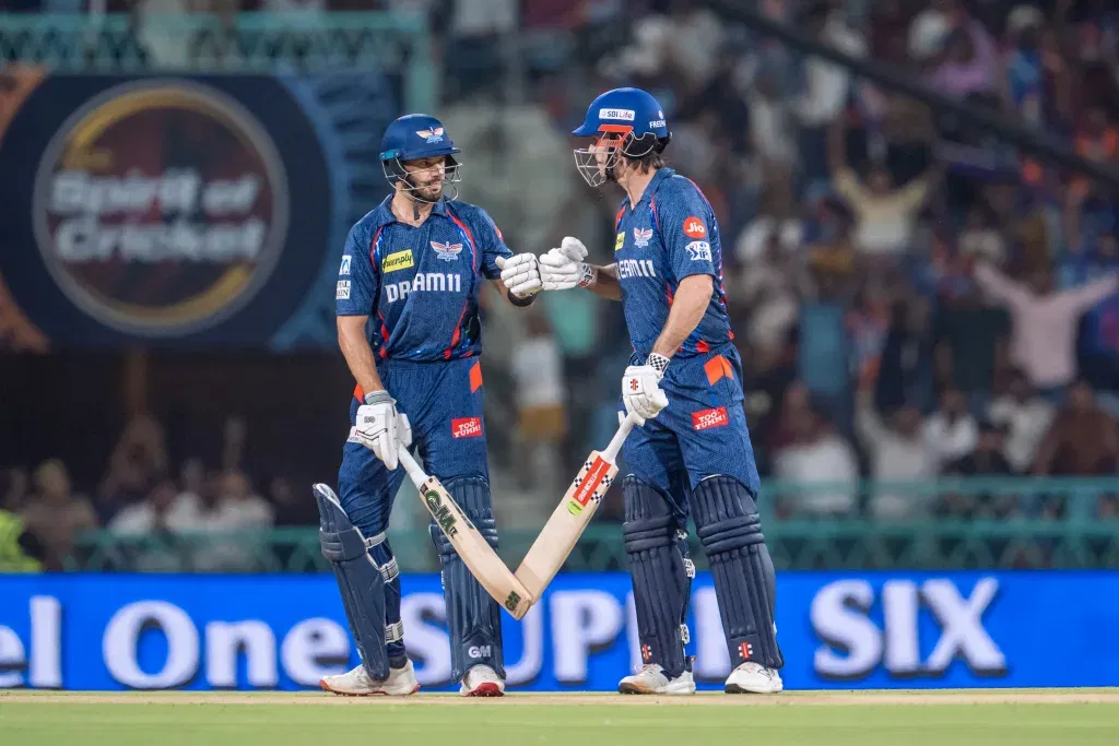 Aiden Markram and Mitchell Marsh 1 IPL 2025: Clinical Delhi Capitals Trounce LSG as Rahul and Axar Shine in Comfortable Win