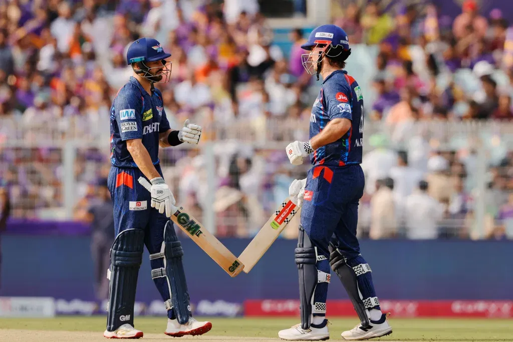 Aiden Markram and Mitchell Marsh IPL 2025: Pooran Blitz, Marsh Masterclass Sink KKR in Run-Fest