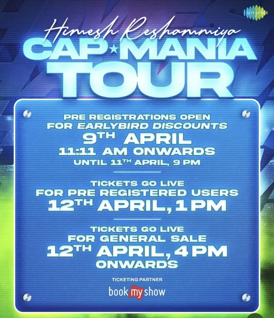 Cap Mania Tour Himesh Reshammiya's Cap Mania Tour Set to Rock India: Dates, Tickets & What to Expect