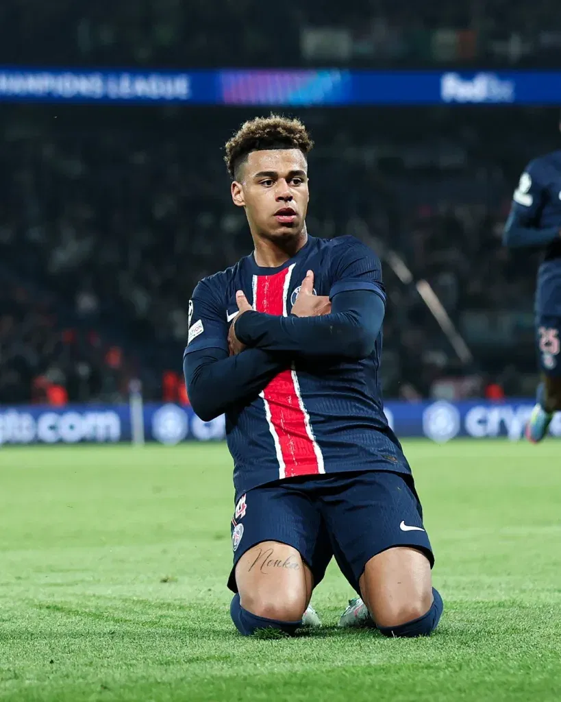 Desire Doue 1 UEFA Champions League 2024-25: Paris Saint-Germain Roar Back to Stun Aston Villa 3-1 in Champions League Quarter-Final Thriller