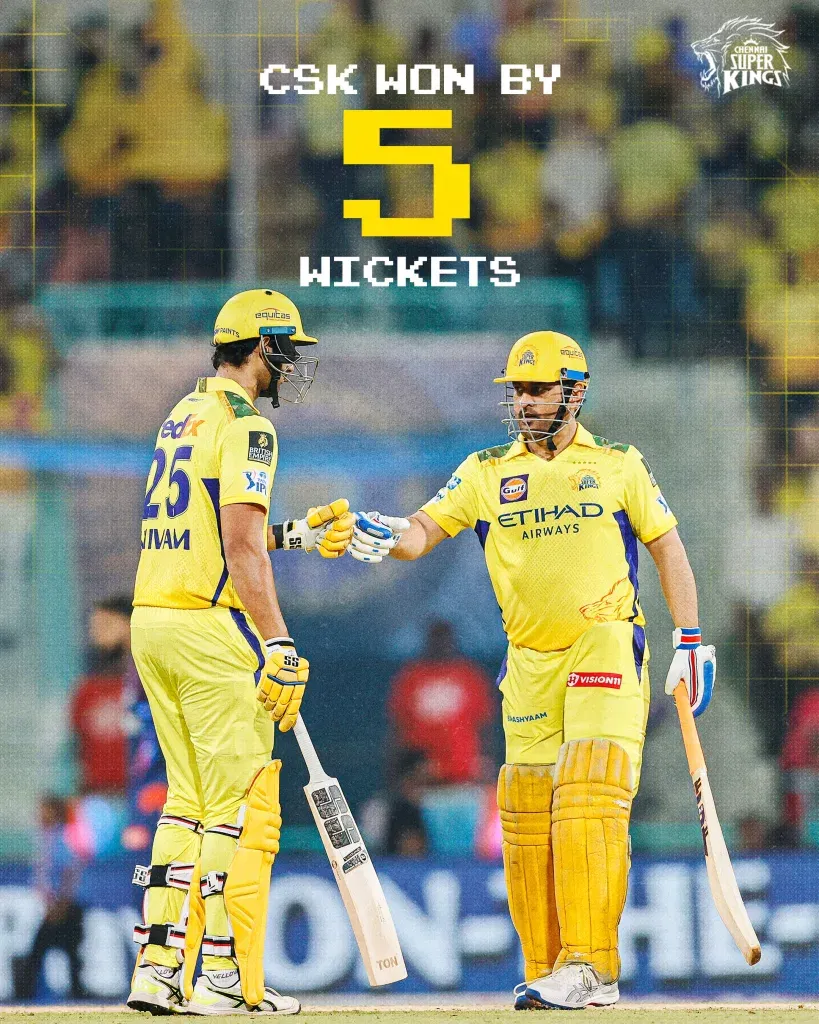 MS Dhoni and Shivam Dube IPL 2025: Spinners Set the Stage as Dhoni and Dube Guide CSK to Narrow Win Over LSG