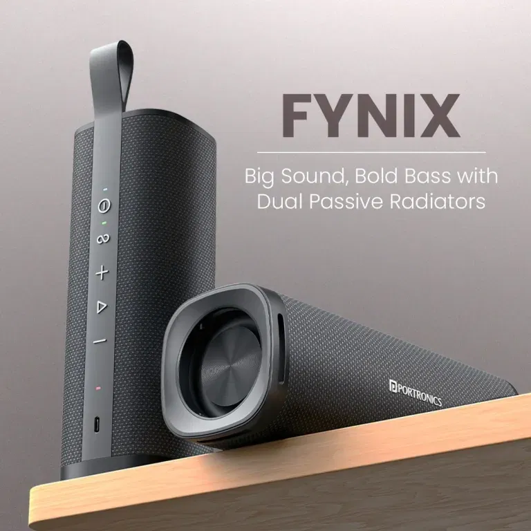 Portronics Fynix: Your Soundtrack, Anywhere, Anytime at ₹2,599