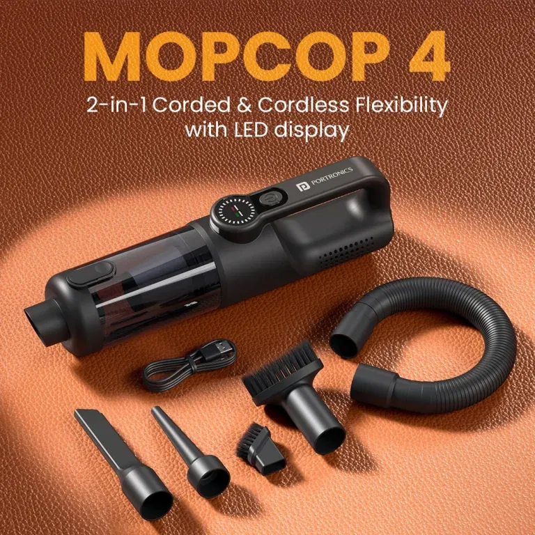 The Ultimate Cleaning Companion: Portronics MopCop4 Transforms How Indians Clean Their Homes and Cars