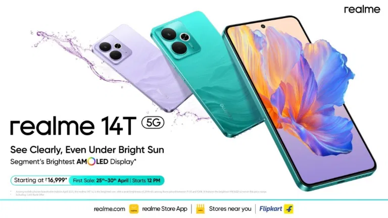 Realme 14T Launches in India with AMOLED and IP69 Rating