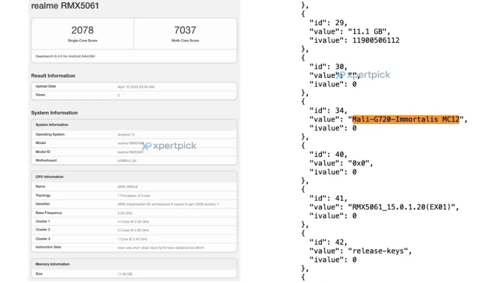 Realme GT 7 3 3 Realme GT 7 listed on Geekbench with 1.5K OLED Display