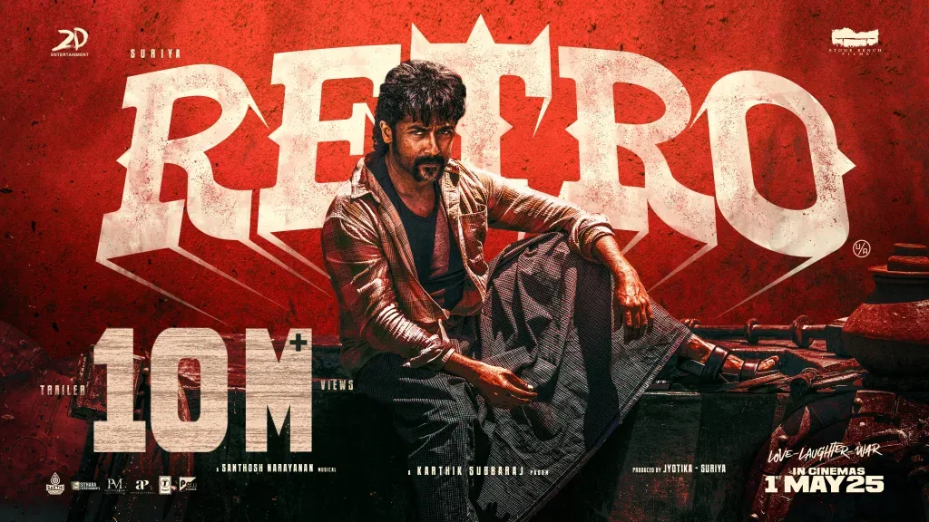 Retro Trailer 1 Retro Trailer: Suriya Battles His Inner Demons in Kartik Subbaraj’s Quirky Crime Saga